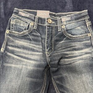 BKE Dark Wash Straight Leg Jeans
